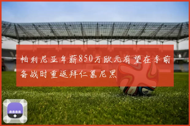 帕利尼亚年薪850万欧元有望在季前备战时重返拜仁慕尼黑